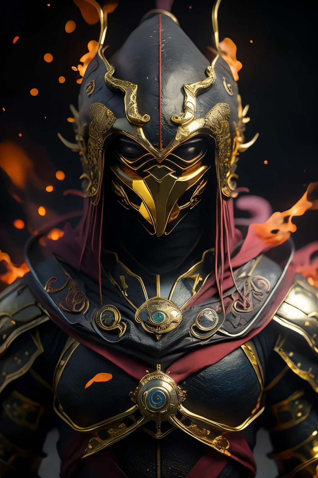 (8K) (Artstation is very detailed), ancient Chinese armor, characters wearing lava masks and armor, epic battle scenes, the dark part of the armor has the Chinese Loong pattern, the dragon pattern is very detailed, gold armor, the dark part of the character has rich details. The background is a Chinese fantasy scene, fantastical and colorful, with added scenes of flames burning in the background
Flame churning, lava river, volcanic background, dark color palette, terrifying atmosphere, (best quality, 4K, 8K, high-resolution, masterpiece: 1.2), ultra detailed, (actual, photo actual, photo actual: 1.37), HDR, ultra high definition, studio lighting, ultra fine painting, clear focus, physics based rendering, extremely detailed description, professional, bright colors, scattered scenes, terrifying, landscape, fiery red and dark black, dangerous lighting