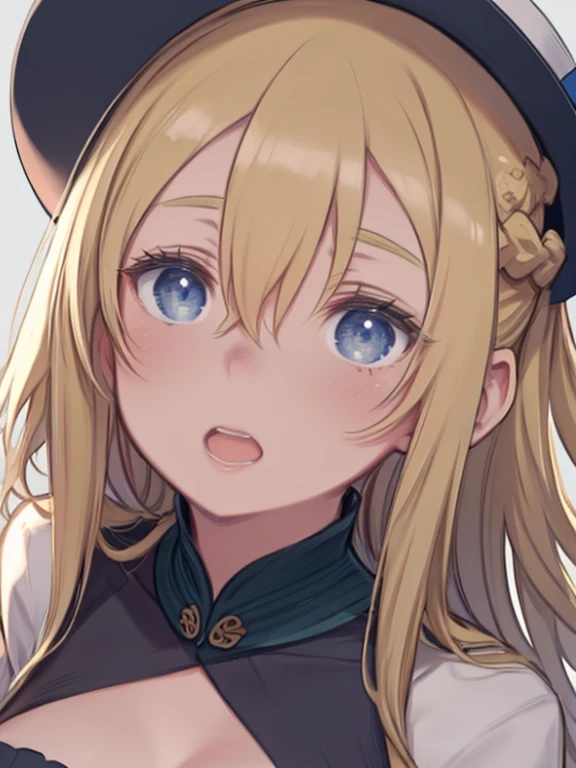 Anime girl in green hat and green dress, , extremely detailed art gelm, Gwaiz, art gelm and atey ghailan, marisa kirisame, art gelm. High detail, Cunning Smile, Close-up portrait of a magician, Elf Girl, art gelm detailed, stanley art gelm lau