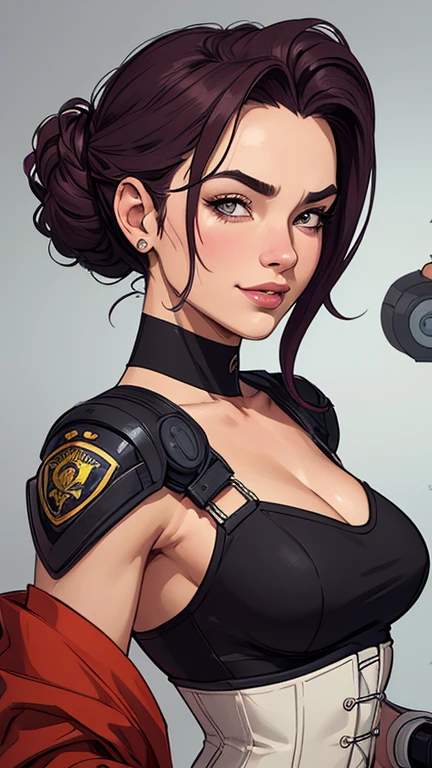 loiro, French braid in hair, cabelo caindo, sci-fi, metal brilhante, robot, half robot, seios grandes, seios enormes, seios enormes, guerreiro, guerreiro queen, , sorriso, Feroz sorriso, Feroz, Ouro, Ouroen, bright Ouro, futurista, ciberpunk, ciberpunk police, ciberpunk police officer, uniforme policial, Seios cobertos, fechar-se, jaqueta, digital illustration night, design de personagens altamente detalhado, arte digital detalhada fofa, City fan art, design de personagem retrato, beautiful digital illustration, retrato de alta qualidade, arte em quadrinhos, retrato do design do personagem, Busty without clothes and medium breasts female character two girlfriends Beautiful character pose in dynamic pose two women together Yvonne Strahovski on the left and together with Jennifer Connelly on the right with a symmetrical body with a corset and beautiful breasts, corpo bem definido, delicado e sensual, estilo de desenho animado, digital illustration with each other artgerm style Angelica - Fate/Kaleid Liner Prisma Illya cartoon style digital illustration colorful background diverse attractive woman sesy beautiful female symmetrical breasts beautiful breasts in cartoon style digital illustration art, melhor qualidade,Cartoon style digital illustration style Jill Valentin resident Evil (papel de parede extremamente detalhado da unidade CG 8k), (melhor qualidade), (best illustration), (melhor sombra), absurdos, Realistic lighting, (abismo), lindo brilho detalhado, arte de , Cartoon style digital illustration artgermstyle Cartoon style digital illustration GTA an image of cartoon style Cartoon style digital illustration GTA style Animated image of a woman in a uumstyle Cartoon style digital illustration GTA style cartoon drawing of a woman with a crown on her head, drawn in the style of artegerm, even model | artegerm, arte detalhada, Ross Draws 1. 0, style , Retrato de RossDraws, and rossdraws, in style of artegerm, extremely detailed , rtrato de princesa, s