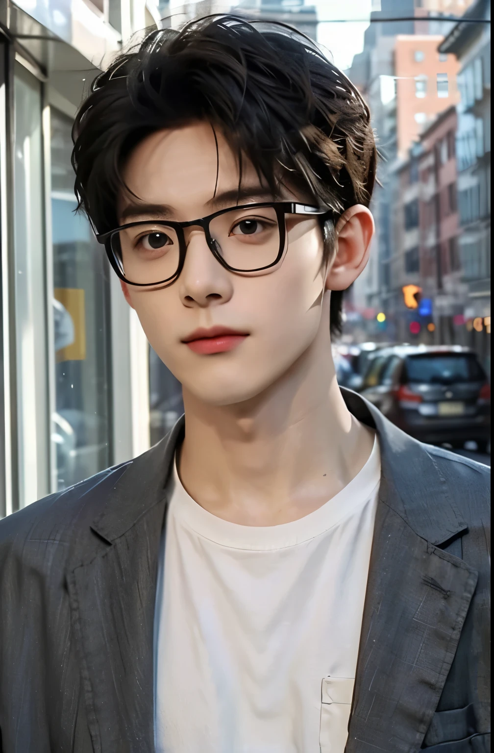 Panorama,full-body shot,Attractive man,real picture