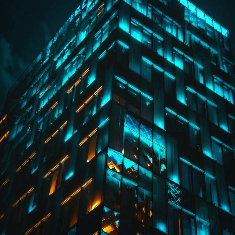arafed view of a tall building with many The windows are lit up., tall The windows are lit up., Architectural Photographygraphy, Architectural Photographygraph, Architectural Photography, Beautifully illuminated building, Architectural shots, Architectural Photography, Nightlife Buildings, Dark buildings, Architectural Photography, Modern Glass Building, Abstract façade of a building, coper cladding, office building, Glowing Windows, The windows are lit up.