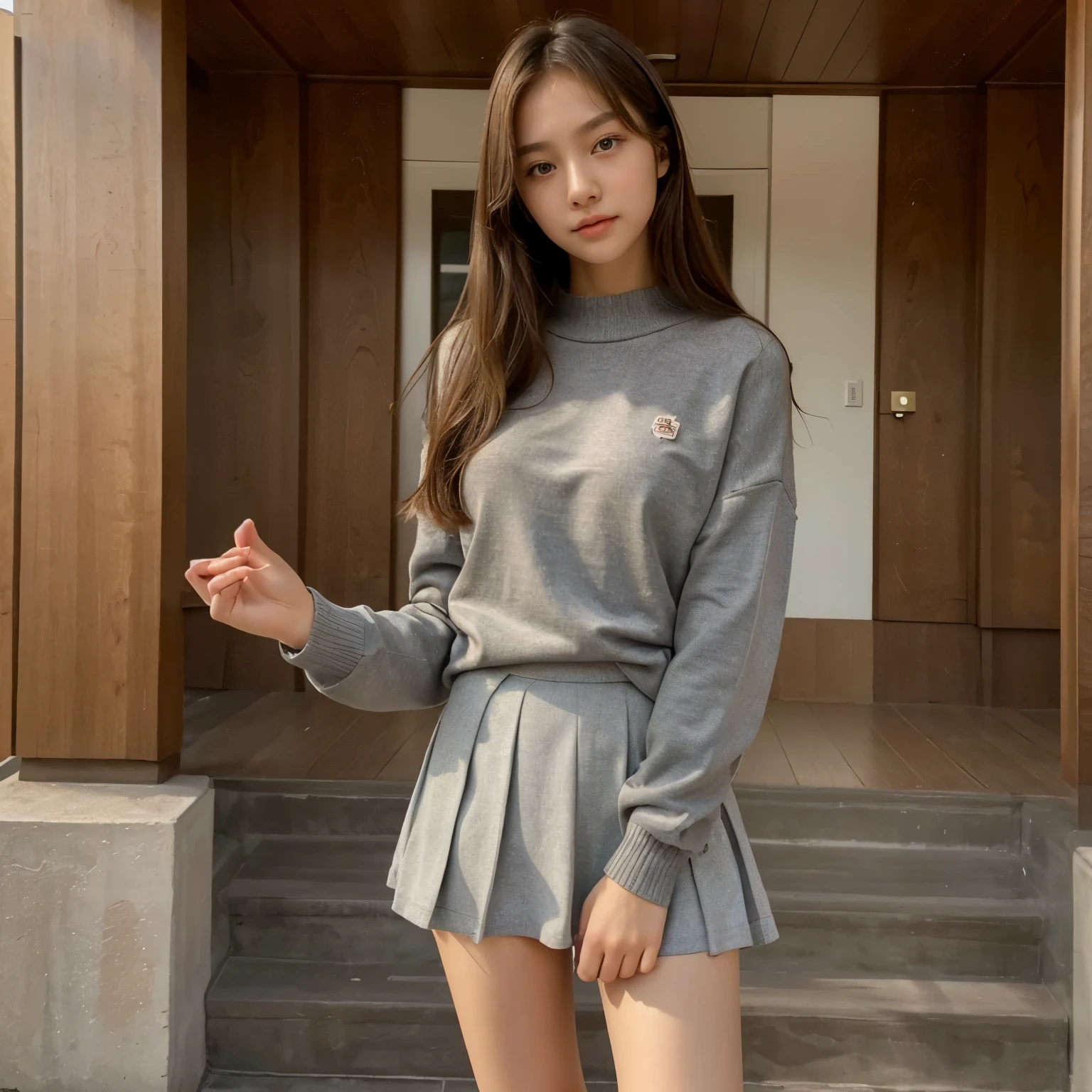 (Masterpiece)1.5 14 Years Old Girls, Beautifull Face, Beautifull Body, Long Leg, Long Hand, With Long tight Skirt, Quiet Face, With Sweater Clothes, Cute Face,stick out tongue while Sad
, Long Leg, Long Leg, Long Leg, Tongue, Open Leg, Beautifull, Beautifull Face, Korean Face