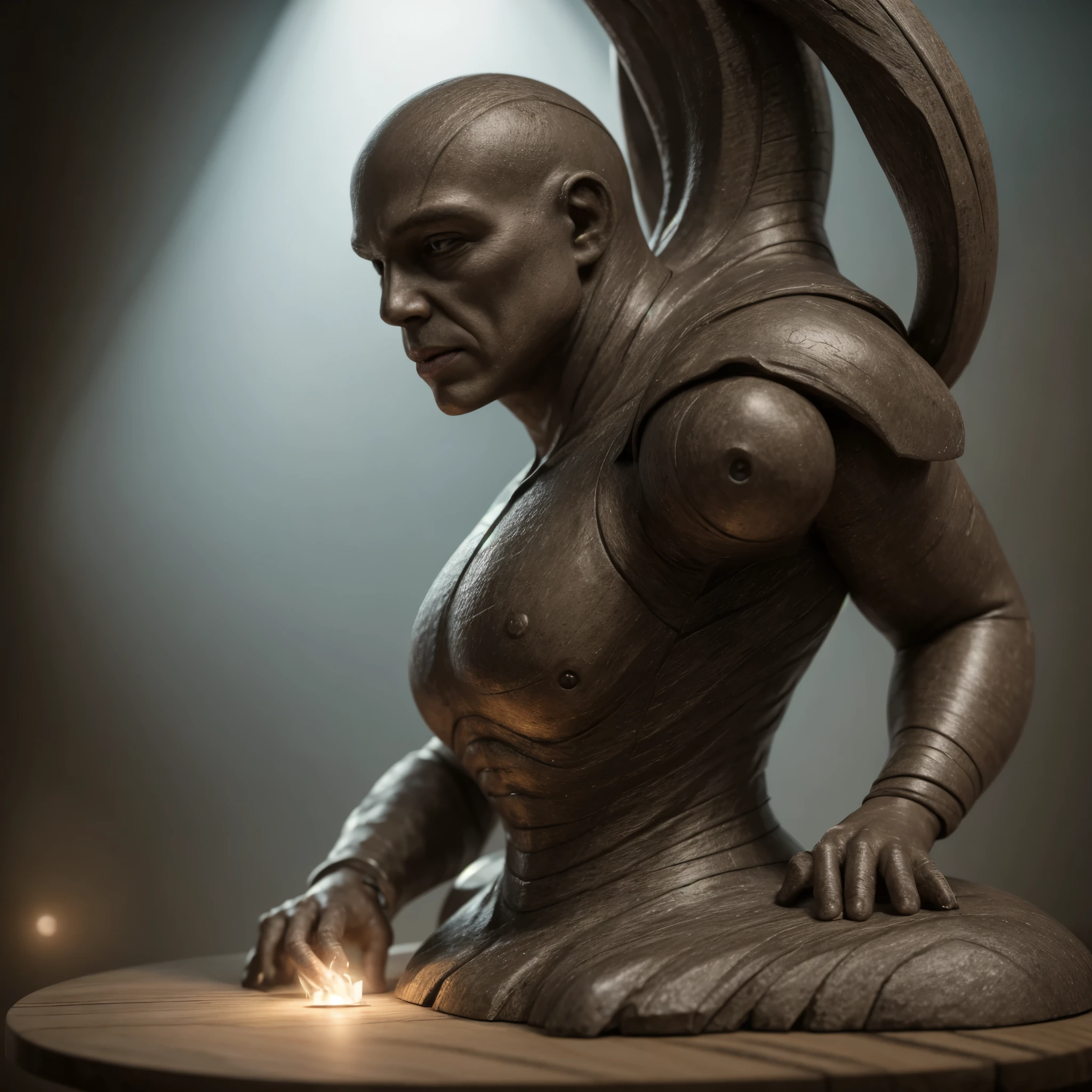 [[(a detailed miniking trapped in a jar, king sitting on a throne), atmospheric oliva lighting, on the table, 4k UHD, dark vibes, hyper detailed, vibrant colours forest background, epic composition, octane render, sharp focus, high resolution isometric, (film grain:1.3), The light is sparkling, high quality photography, 3 point lighting, flash with softbox, 4k, Canon EOS R3, hdr, smooth, sharp focus, high resolution, award winning photo, 80mm, f2.8, bokeh, (a king trapped in a jar), solo man]], Masterpiece, high quality, 8k quality, the best photo, (Super detailed, ultra high resolution, detailed background)), (((masterpiece:1.4, Best Quality:1.4, 8K,))), ultra high res, Physically Based Rendering, ((Best Quality)), ((Masterpiece)), (Very Detailed:1.3), 3D, Accurate simulation of light-material interactions, perfect proportions, octane rendering, duotone lighting, low ISO, white balance, rule of thirds, wide aperture, 8K RAW, efficient sub-pixels, subpixel convolution, luminescent particles, light scattering, Tyndall effect, HDR (High Dynamic Range), ray tracing, NVIDIA RTX, super resolution, unreal 5, subsurface scattering, PBR texture, post-processing, anisotropic filtering, depth of field, maximum sharpness and sharpness, multi-layer texture, albedo and highlight maps, surface shading, (Masterpiece:1.4), (high quality:1.2), (best quality:1.2), volumetrics dtx, (film grain, blurry background, depth of field, motion blur