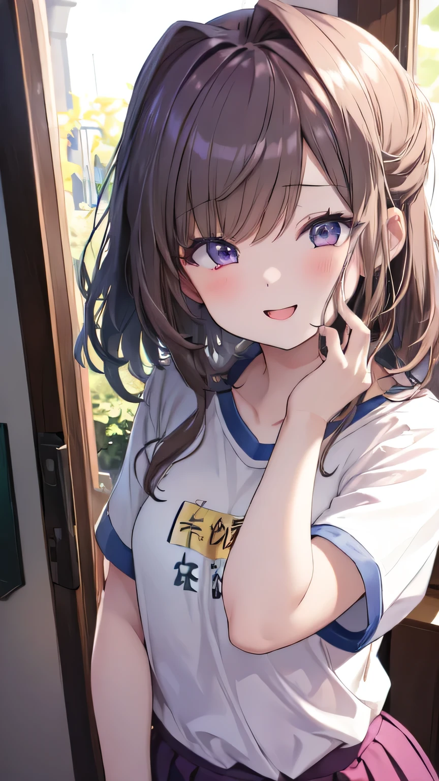 Very detailed、(8k, RAW Photos, highest quality, masterpiece:1.2), (Very detailed 8k wallpaper),shape、Professional Lighting,Sharp focus, Written boundary depth、
Browsing Caution、Clear Eyes、Perfect ???????、With a girl、、Cute girl、、15 years old、Scoop neck T-shirt、Micro Mini Skirt、、、imminent kiss,