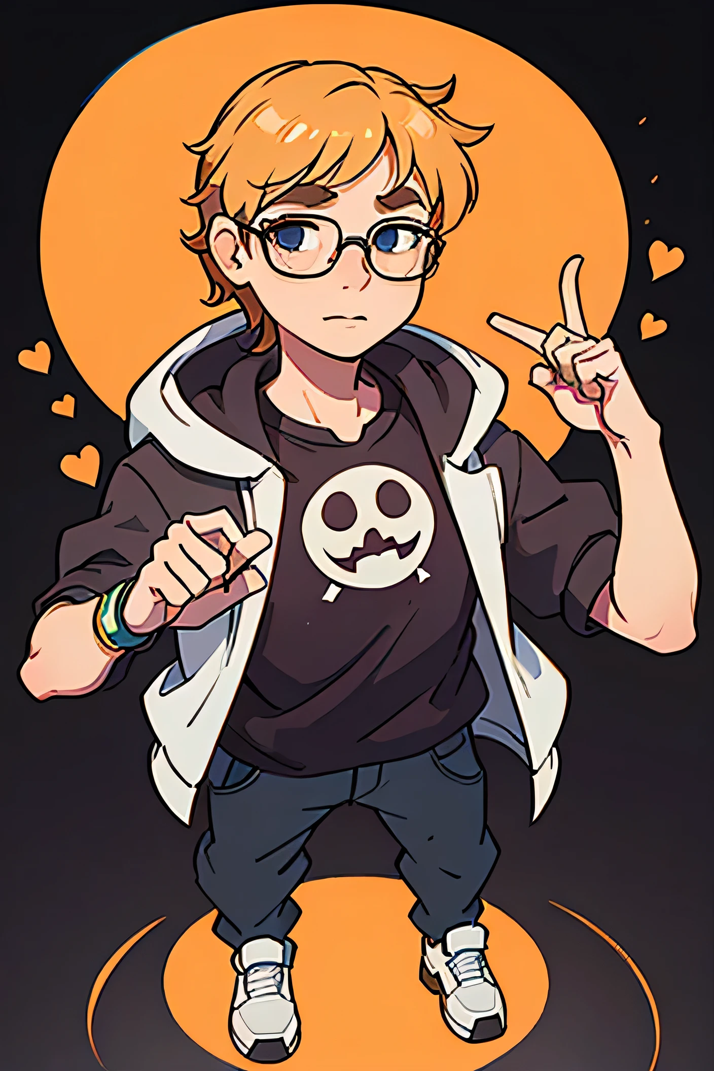  A tech geek with a heart of gold. He’s the brains of the group and is always there to lend a helping hand or a smart solution full body character