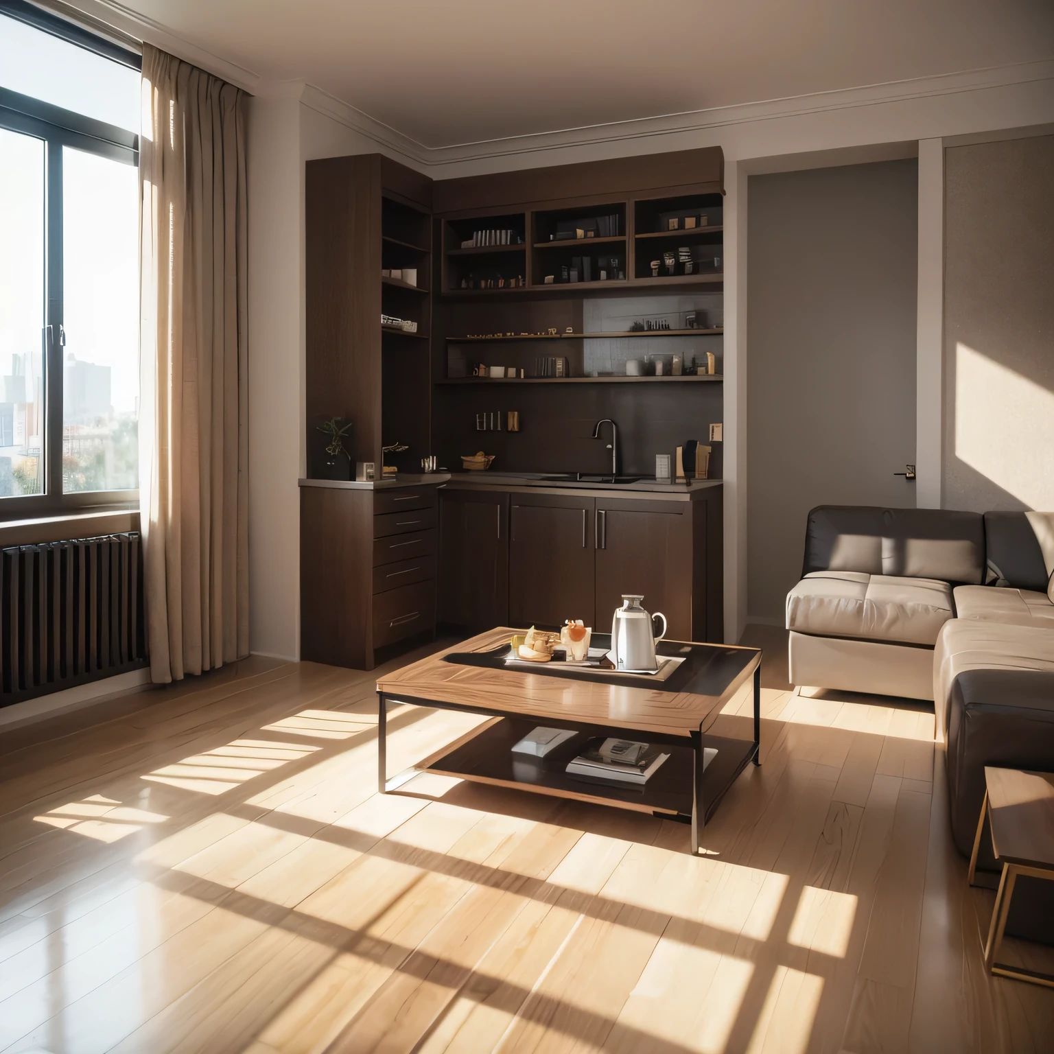 Isometric, Architectural renderings, living room(sofa、With coffee table)There is one, Architectural Visualization, Realistic physically based rendering, vray 8k rendering, Natural and realistic rendering, Detailed Architectural Visualization Rendering, Crown rendering, Natural light details, Non-Lumion Pro rendering, 8k VRay Rendering, High-quality rendering, vray rendering, V - 8K UHD Ray Rendering