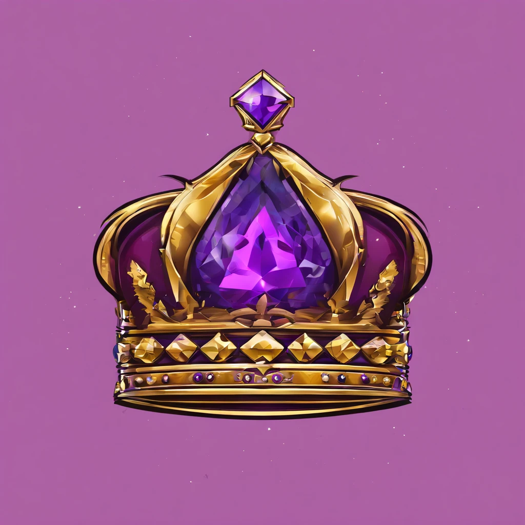 Logo Design for Queen Creations,  small business, digital design company, crown embedded with diamonds, bright colored, royal purple, royal blue, dark red , gold , pink, modern , sophisticated,  creative,  innovative,  