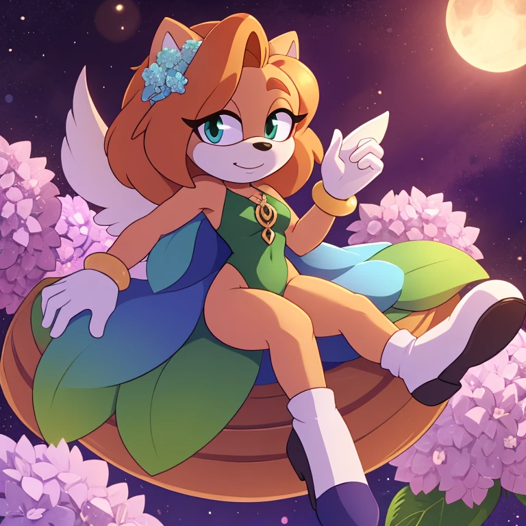 Hydrangea mobian, dryad mobian, galaxy mobian, floating