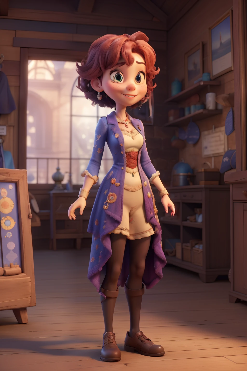 (Disney: 1.2), (cartoon: 0.2), (best quality, masterpiece, 4k, ultra detailed, sharp focus, 8k, high definition:1.2), (by Danny Mac 3D, by Follygon), (masterpiece: 1.2),
Violet Evergarden