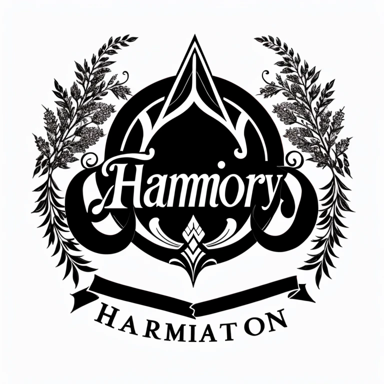 Make a TYPE LOGO for a fashion brand whose name Fashion Harmony