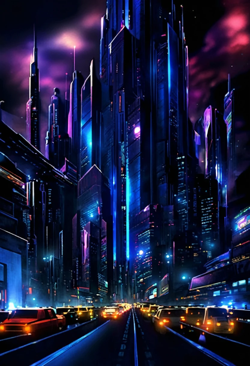 in the night detailed otherworldy very defined cybertron city gleam shiny with sheen metallic beautiful active busy on a stormy evening wit futuristic metallic/crystalline jeweled opulent art nouveau art deco modernist elements influences in architecture and look with detaled definedmale and female bot inhabtants citizens walking strolling around close up views with vehicles buzzing in the air"