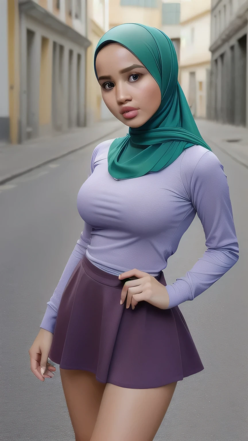  Very cute and -like face, Very cute and babye face, short miniskirt, angry pose, Angry face, (((HIJAB MALAYSIAN GIRLS))),, good quality, UHD 45K, realistisches Gesicht, Realistic skin feel , Eine malaiische Dame, 12 Jahre alt, , Very cute and baby-likce, (((large breast))), (MATRIX WELT), ((Schau in die Kamera und TRAURIGKEIT)), ((())), (((sweet girl))), ((PASTELLROTE LIPPEN)), ((kurze tief ausgeschnittene BLUSE)), ((pummelig)), ((Entkleiden)), bauchfrei, 