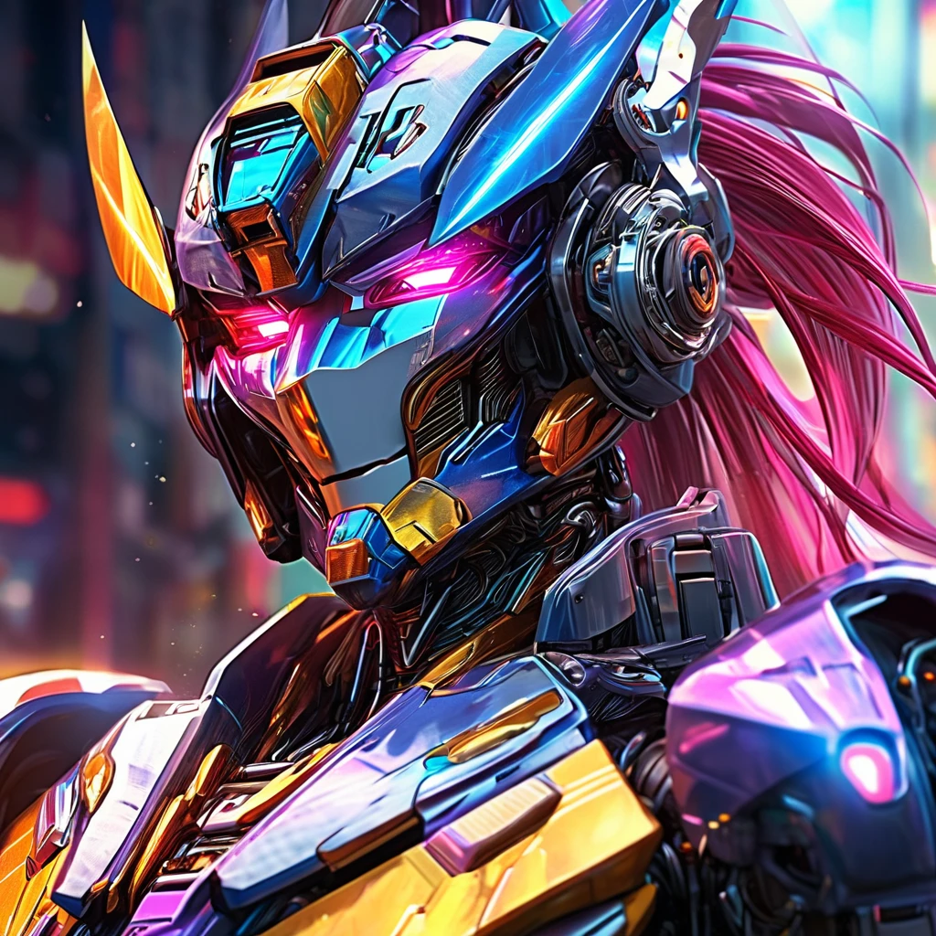 Very bestbest quality,ultra-detailed,medium:cybertron male and female bots,shades and metallic colors realistic,silver metallic texture,glowing colored eyeseyes,sharp focus,mechanical design,reflection in their armor,complex circuitry patterns,detailed facial features,shining metal surfaces,high-res,sci-fi,neon lights,action pose,hovering in the air,cityscape background,vivid colors,shadows and highlights,professional,bokeh beutiful lovely work detailed Cybertron bot kinda metallic features detailed definesfeatures HD 4k look High res high sheen on Cybertron including love and romance young new looking including  male with female bot lover full body pics 4k  in all images
