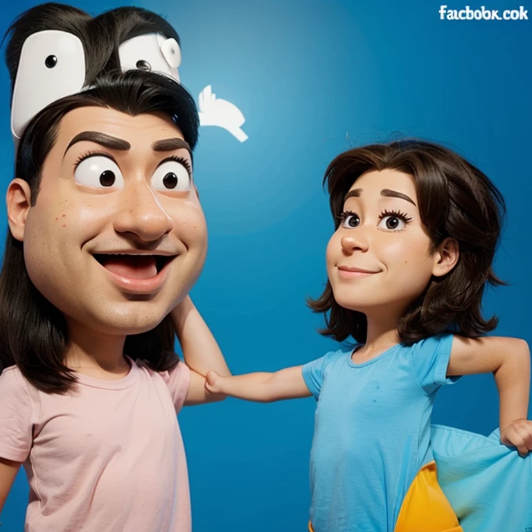 Funny cartoon Facebook page profile 