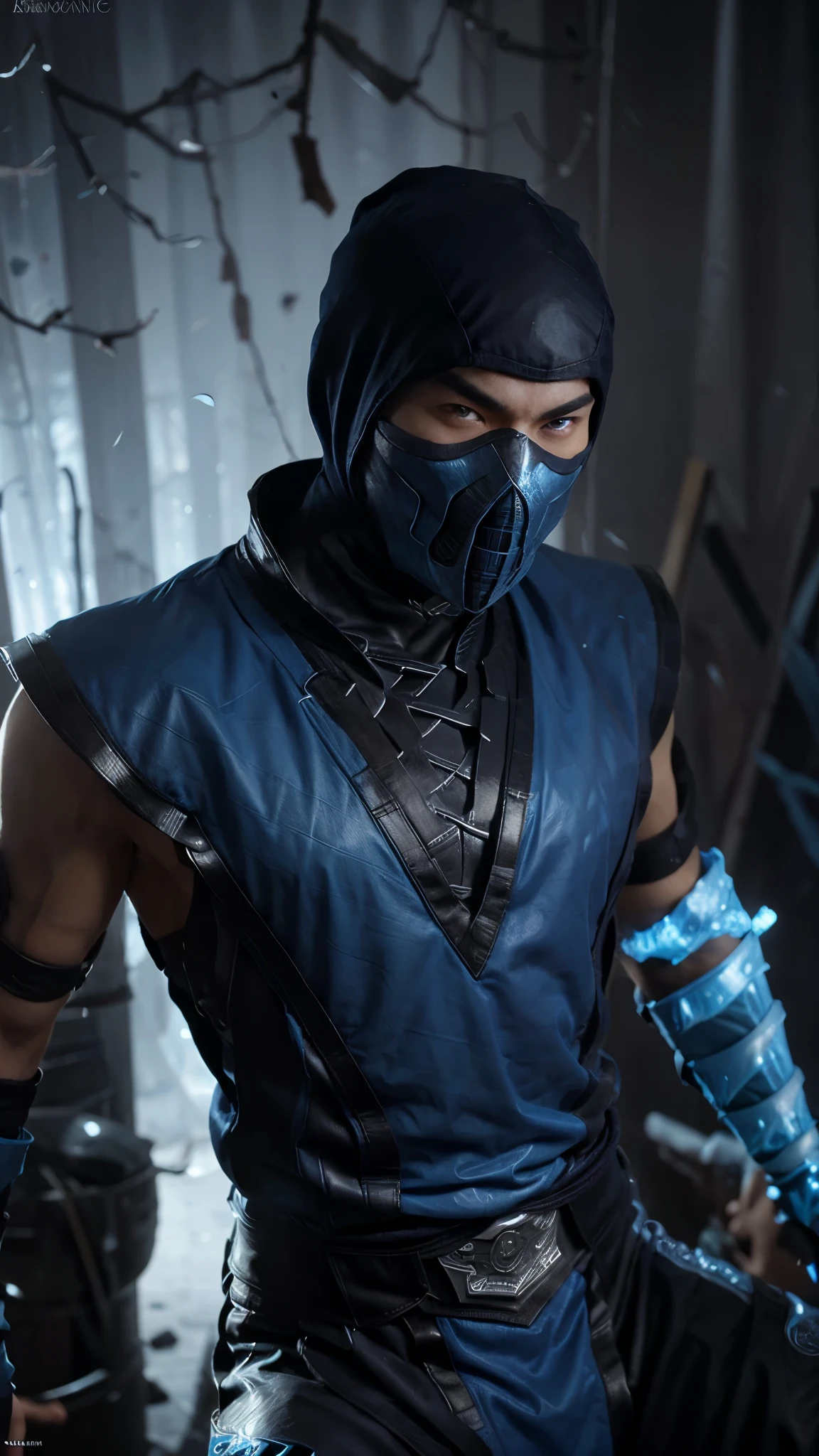 SubZero, a boy, perfect face, ultra HD, realistic.