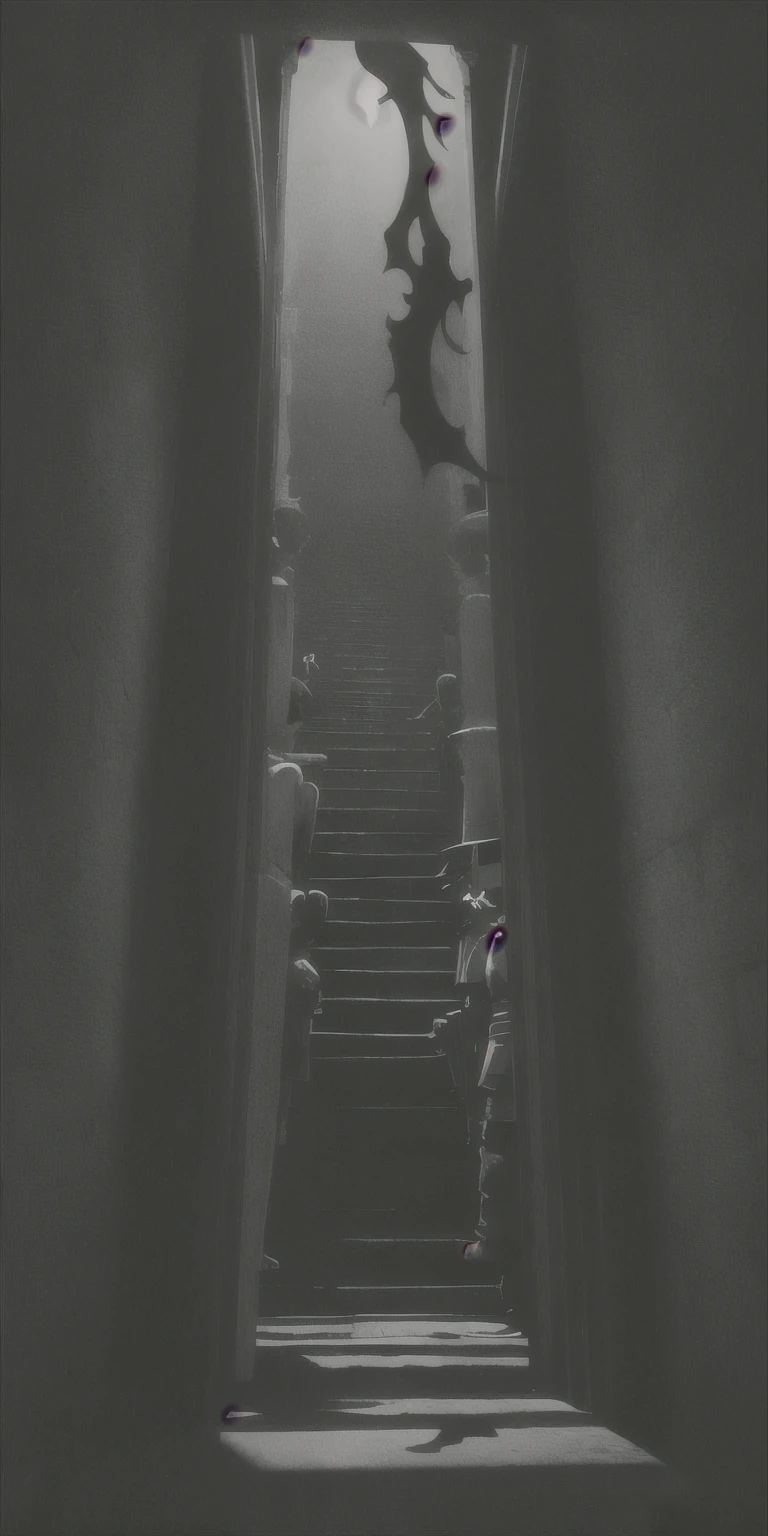 Depict the explorers entering the dark passageways of the temple, their torches casting eerie shadows on the walls.