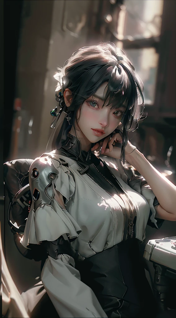 ((Best quality)), ((masterpiece)), (detailed:1.4), 3D, an image of a beautiful cyberpunk female,HDR (High Dynamic Range),Ray Tracing,NVIDIA RTX,Super-Resolution,Unreal 5,Subsurface scattering,PBR Texturing,Post-processing,Anisotropic Filtering,Depth-of-field,Maximum clarity and sharpness,Multi-layered textures,Albedo and Specular maps,Surface shading,Accurate simulation of light-material interaction,Perfect proportions,Octane Render,Two-tone lighting,Wide aperture,Low ISO,White balance,Rule of thirds,8K RAW, anime