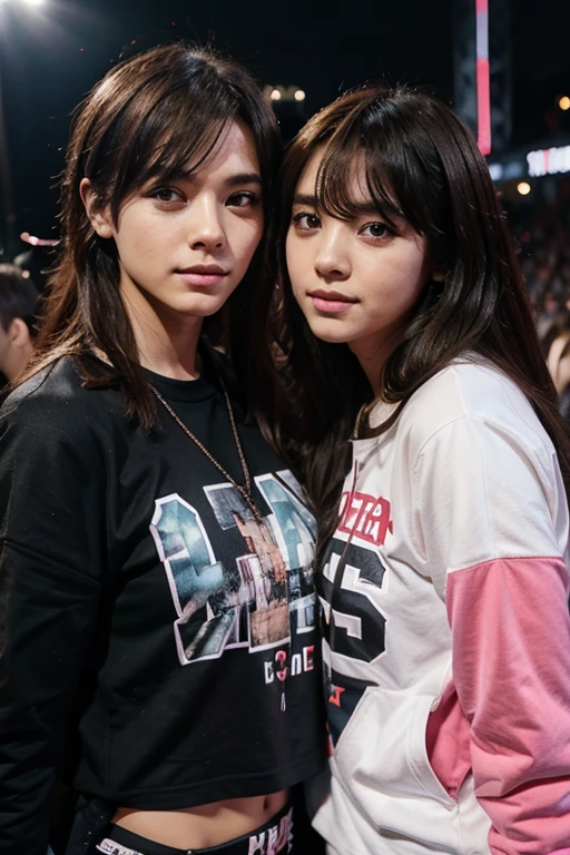 two BTS fan girl