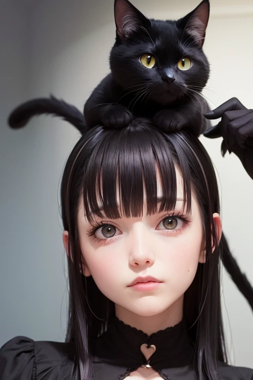 Black cat man