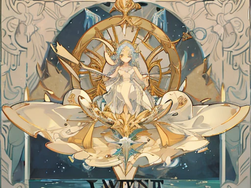 tarot,Hands together,vulcan salute,Attention, halo behind head,<lora:animeTarotCardArtStyleLora_v20Offset:0.8>