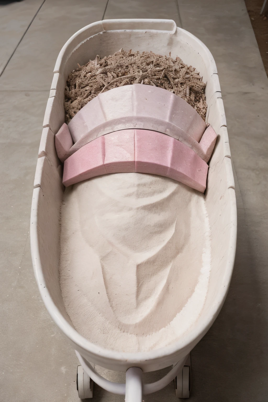 Wheel Barrow material make from dinosaur skin dinosaur color White Purple Pink Red