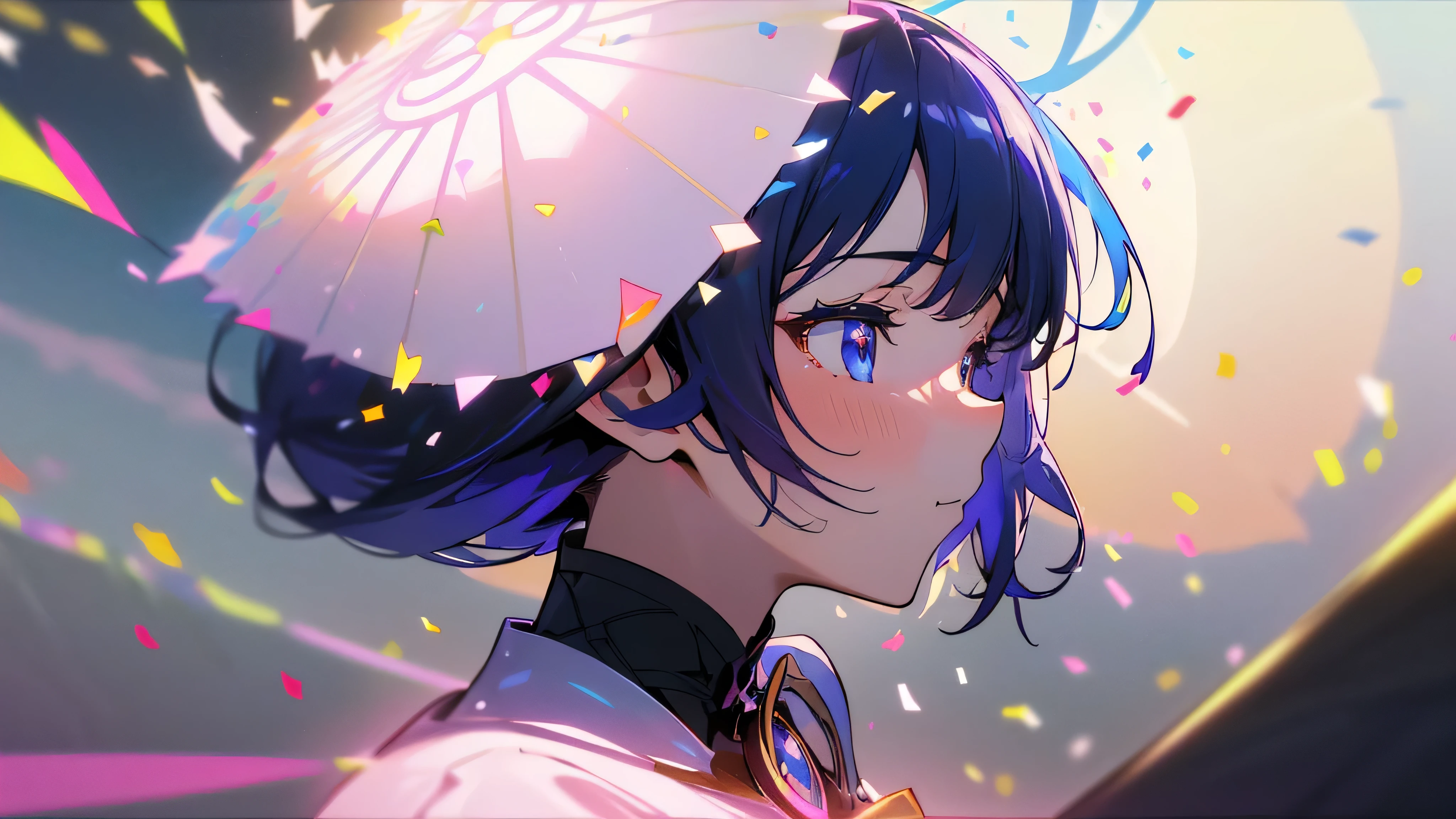 Absurd, High resolution,
break
looking at viewer, Upper Body, (Face Focus:1.3), (From the side:1.5), 
break
(Bright colors:1.3)
break
(One Girl:1.3), (change:1.2), (Hoshino Ai:1.4), (Ai-chan&#39;s pose:1.3), (Purple eyes:1.3), (Purple Hair, Striped Hair:1.5), (Smile:1.7), (Lift your legs:1.3), Lift your legs:1.3), Twist your waist, (Shining Eyes:1.3), (Upturned eyes, Smile:1.2), (star \(symbol\), star-shaped pupils:1.3), Hair Clip, Earrings, jewelry, nm1, (Frills, pink shirt:1.2), Dress Pull, The Roaring Twenties,  No sleeve, shirt, Idol, symbol-shaped pupils, (huge chests, Chest cleavage:1.3), (thigh:1.2),  Open your mouth, (chest:1.3), Round eyes, (blowing in the Wind:0.5), Squall (Wind:1.2), Speed, Refreshing Wind, Motion Blur Effect, Wind
break
background is (On the Idol Stage:1.3), (Stand in the center of the screen:1.3), indoor, Idol live, Wind, (Colorful Spotlight:1.7)
break
magnificent view, (10,000 spectators:1.3), Particles of light, (Confetti:1.4), Dynamic Angle, Dutch Angle, perspective
break
(night, Spotlight:1.5), Depth of written boundary, Bokeh, Light leakage, (chromatic aberration:1.2)
break