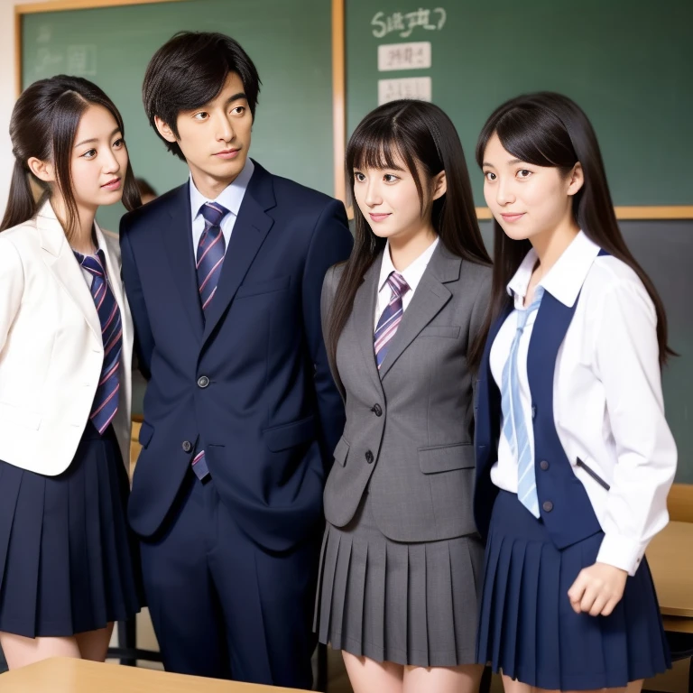 Viewer discretion advised, Crowded train, Japan , Woman hugging her from behind, Talk in her ear, Lift her up, mini skirtをねじり上げる, 40k, photograph, masterpiece, Highest quality, Dark Gray Background, mini skirt ((Japan girls' high school uniform)), A woman is leaning on her from behind、i held you up, Mr...々Strike a Pose.Having a woman touch your butt with his hand,Having a woman touch your butt,A woman grabs my ass,A woman puts her hand under my skirt、Detailed facial expressions、Troubled face、Open your mouth、Spread your legs a little、