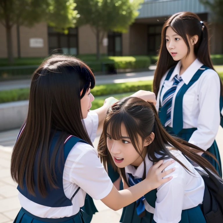 Banshee of a Japanese college girl tormenting a terrifying female college student 