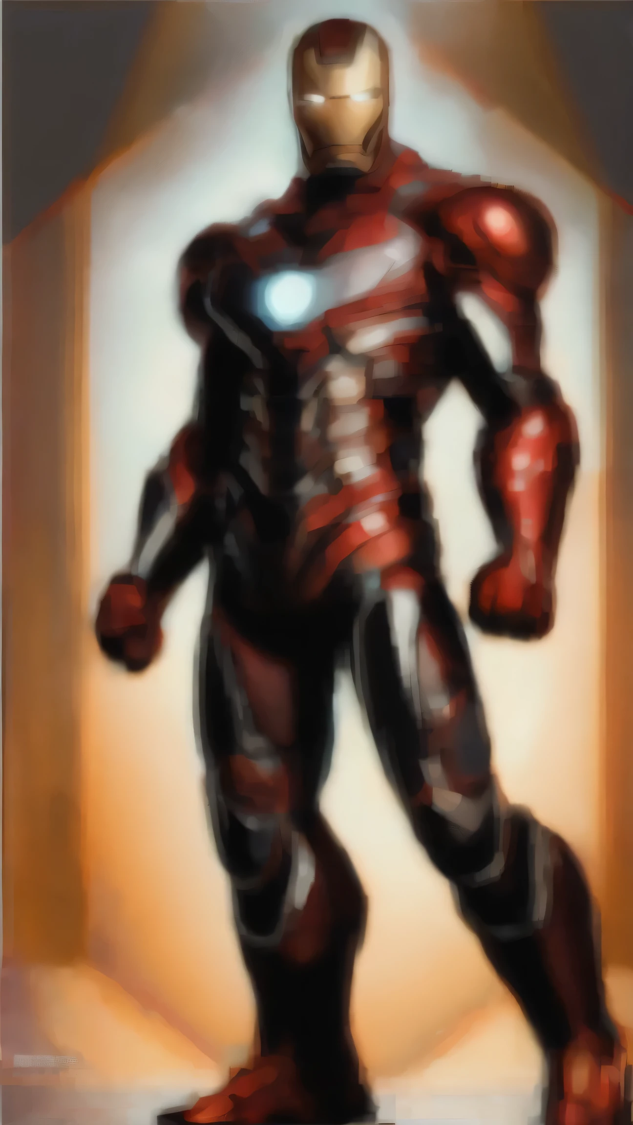 Thor in iron man suit mark 85 in marvel style 