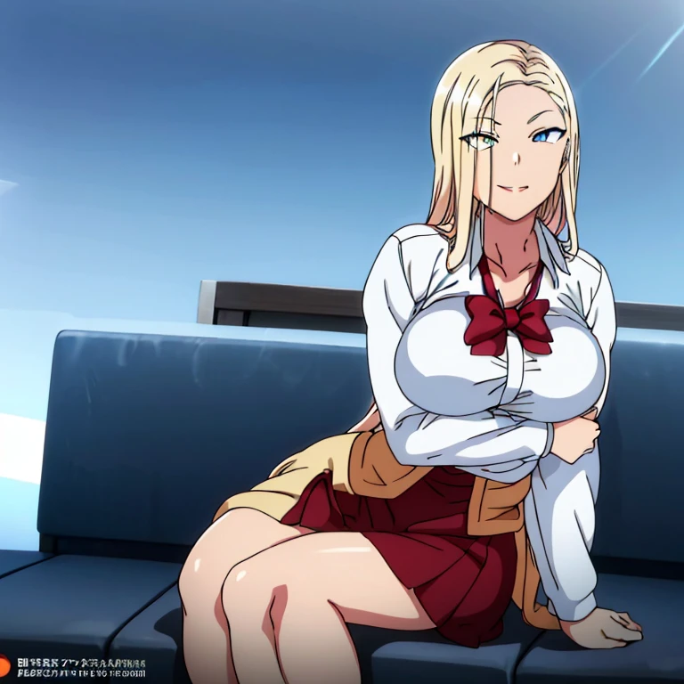 place：(sky:1.7),
action：Sit at attention,Sitting on the sofa,
apparel： White_collaRed_shirt,skirt,clavicle,Red_bow tie,
figure：the hair：Blonde_hair, blue_Eye,long_hair,separate_Bangs,
Role locking：
1 girl,Solitary, comics,20 years,Mature female,fair Finger,fair long legs,fair body,fair Nose,fair character design, perfect Eye, perfect Face,
Eye expressions：
Looking at the audience,naughty Face, Smile,
quality:
official art,Extremely detailed CG Unity 8K wallpaper, Perfect lighting,rich and colorful, bright_front_Face_light,
(masterpiece:1.0),(the best_quality:1.0), Ultra-high resolution,4K,Super detailed,
photography, 8k, HDR, high resolution, absurd:1.2, Kodak Portrait 400, Film Grain, Fuzzy background, Bokeh:1.2, lens flare, (Energetic_color:1.2)
大breast身体:((Cleavage))((Cleavage))
(fair,Large target_breast:1.4), (fair_Face:1.5),(narrow_waist),
Negative quickly: EasyNegative, Low resolution, bad anatomy, bad hands, text, mistake, Missing fingers, Additional Numbers, fewer numbers, Cropping, JPEG Artifacts, sign, Watermark, username, Fuzzy, Out of Focus, Censorship, lack, Blurry Faces, Blank Faces, bad Face, ugly, extra ears, amputee, Missing Hand, Missing weapons, missing legs, Extra fingers, 6 fingers, Extra feet, 乳头lack, ghost, Help him there, Extra Legs, Extra Hands, ,Pants, (painting by bad-artist-anime:0.9), (painting by bad-artist:0.9), text, mistake, Fuzzy, JPEG Artifacts, Cropping, normal quality, Artist Name, (worst quality, low quality:1.4),
pace: 27, Sampler: Eulera, CFG scale: 7, seed: 834388144, size: 512x768, Model hash: 3e9211917c, Model: Yesmix_v16 original, Denoising Strength: 0.5, Hire high-level: 2, Employment steps: 18, Hire high-levelr: R-ESRGAN 4x+ Anime6B
Negative quickly: EasyNegative, bad_quickly, bad-artist-anime, bad-hands-5, Low resolution, bad anatomy, bad hands, text, mistake, Missing fingers, Additional Numbers, fewer numbers, Cropping, JPEG Artifacts, sign, Watermark, username, Fuzzy, Out of Focus, Censorship, lack, Blurry Faces, Blank Faces, bad