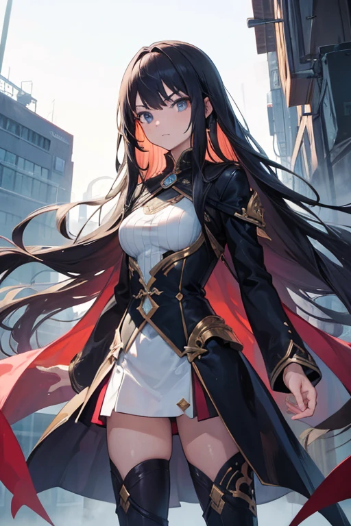 1girl, long hair, arrogant expression