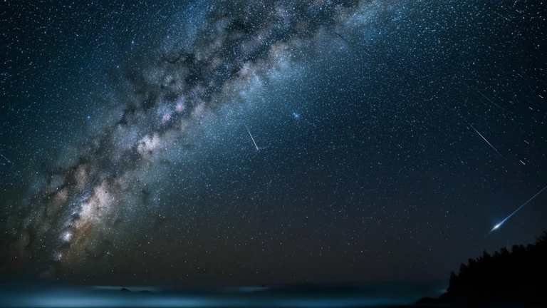 Celestial Bodies　star　Milky Way　moon