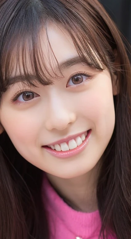 Japan Girl、Idol singer、Nogizaka-style costumes、Beautiful Eyes,Symmetrical eyes,Big eyes, Slim figure, Realistic teeth, double eyelid,