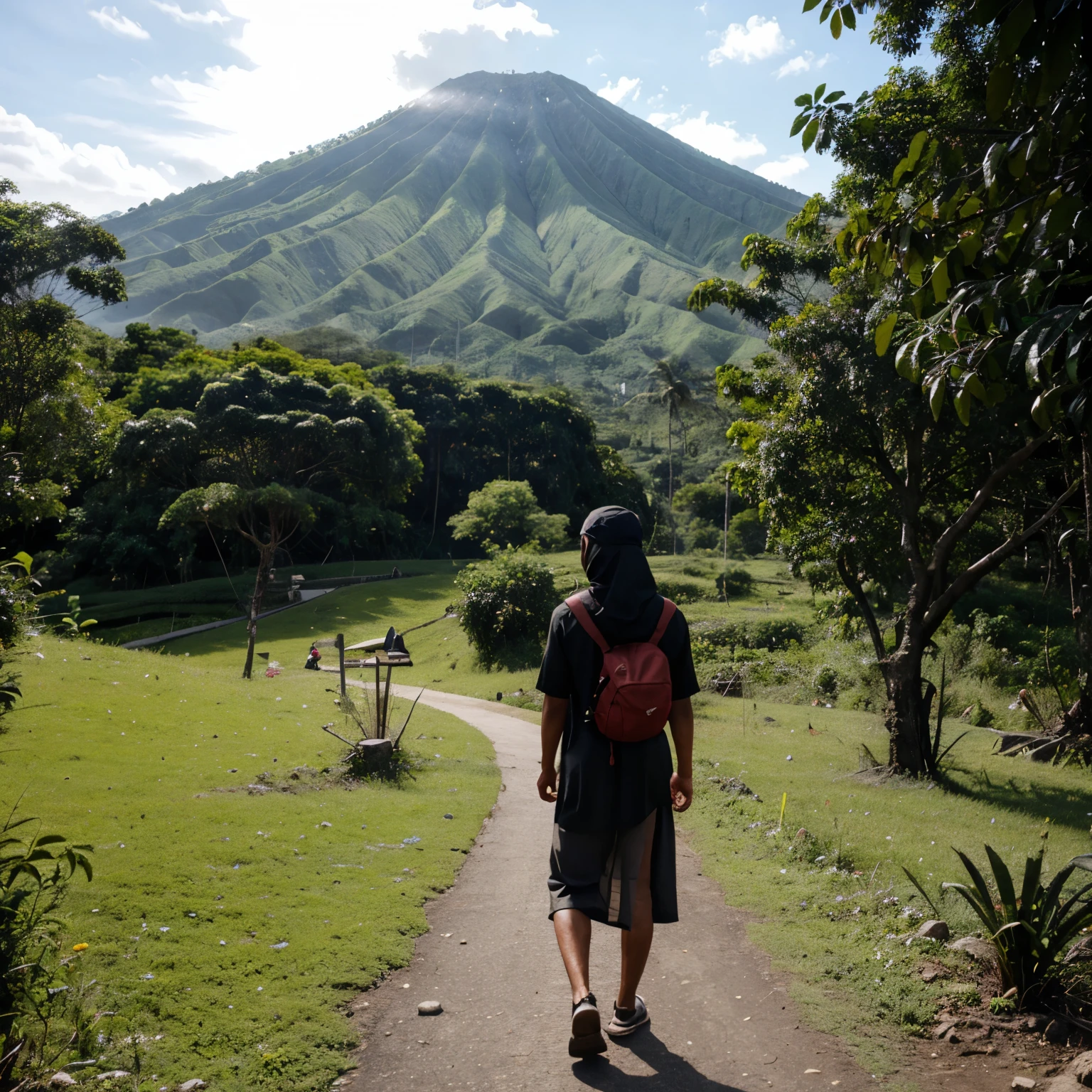 Pemandangan gunung