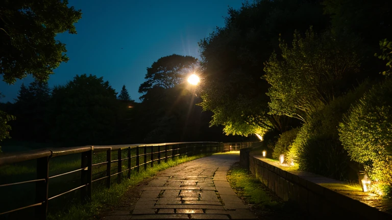 Moonlit path