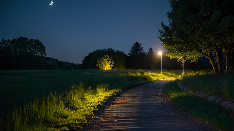 Moonlit path