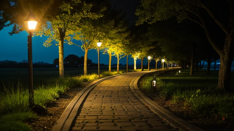 Moonlit path