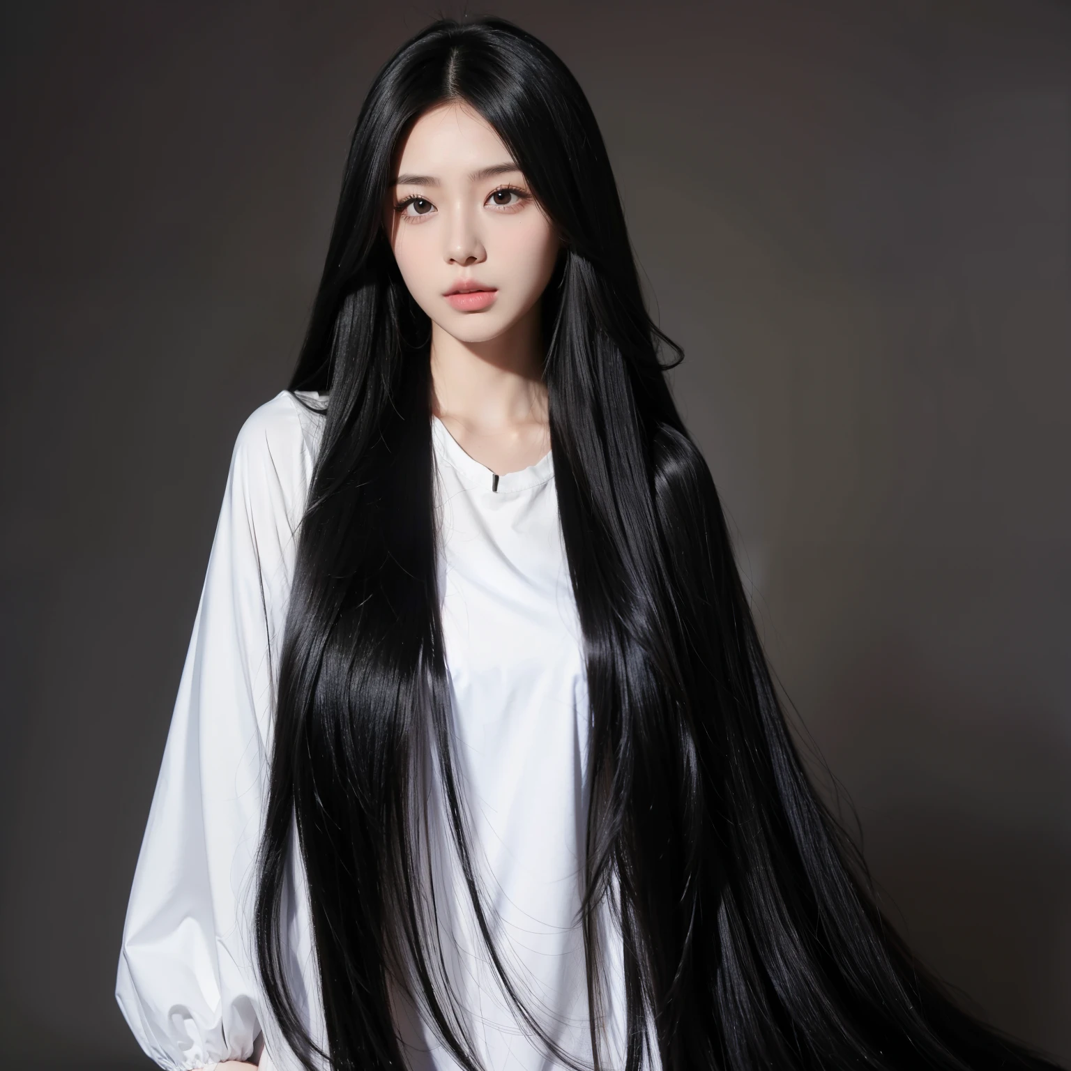Super Long Hair、Best image quality、highest quality、Highest Resolution、Ultra-realistic photos、Full body photo、1 girl、Very beautiful face、Super super long hair、Hair Length Approx.5Meters、Straight black hair、Black hair longer than height、Black hair that hasn't been cut for over 20 years、Slender body、naked、World Long Hair Contest Winner、Terrifyingly thick black hair、My very long black hair is wrapped around my body.、Location: Bedroom、3Meters離れたところから撮影、Shiny and beautiful black hair、Terrifyingly long black hair、The luster of her black hair is so beautiful、Too much black hair、Very long black hair filling the screen、The longest black hair in the world、The most black hair in the world、The most beautiful black hair in the world、My long black hair is spilling out all over the room.、My long black hair makes the whole room pitch black.、Her very long black hair is tucked up in both hands、Her long black hair blooms like a flower garden、