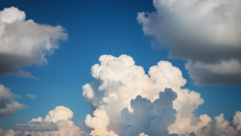 Clouds gently flowing