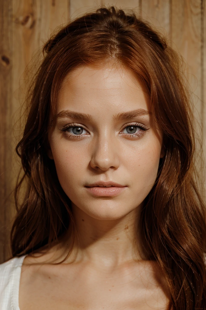 Visage Fille rousse