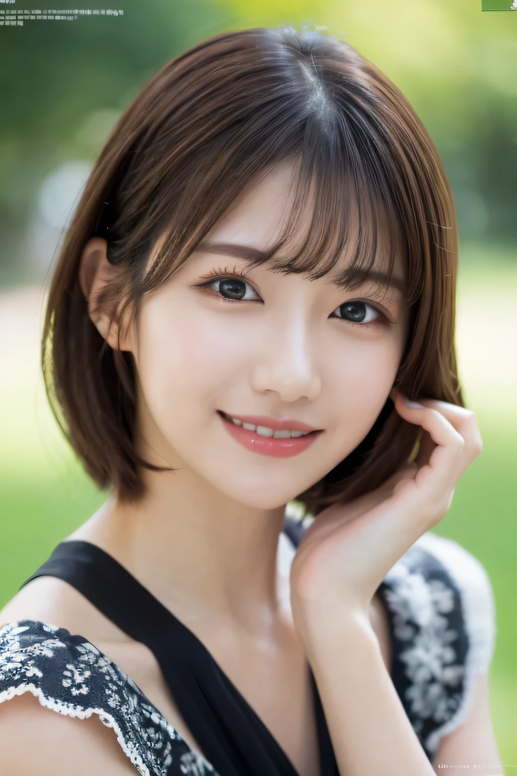 One Girl, (Wear a stylish spring outfit:1.2), (Beautiful Japanese idol portrait photos),
(Photo shoot for a fashion magazine:1.3), 
(RAW Photos, highest quality), (Realistic, photo-Realistic:1.4), masterpiece, 8K Portrait,
Very delicate and beautiful, Very detailed, 2k wallpaper, wonderful, In detail, Very detailed CG unity 8k wallpaper, 
Very detailedな, High resolution, 
Soft Light, Beautiful detailed girl, Very detailed eyes and face, Beautiful and detailed nose, Beautiful details,
Cinema Lighting, Perfect Anatomy, 
Slender body, Flat Chest, Semi-short hair, Parted bangs, Bokeh, Dynamic Angle, A light smile,