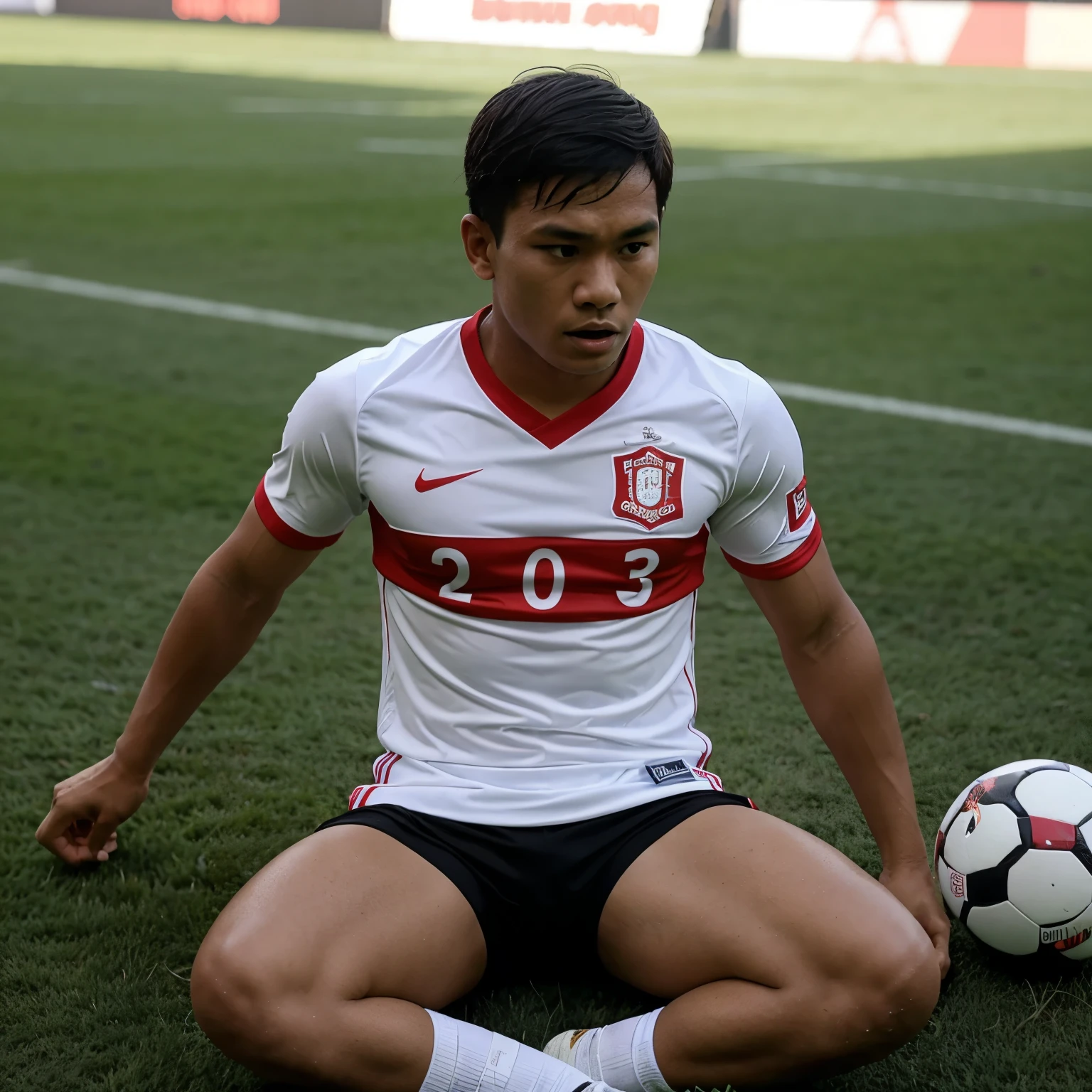 Indonesian football player never give up to waiting for to be a winner