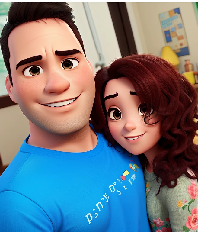 casal romantico, igual aos filmes Disney Pixar