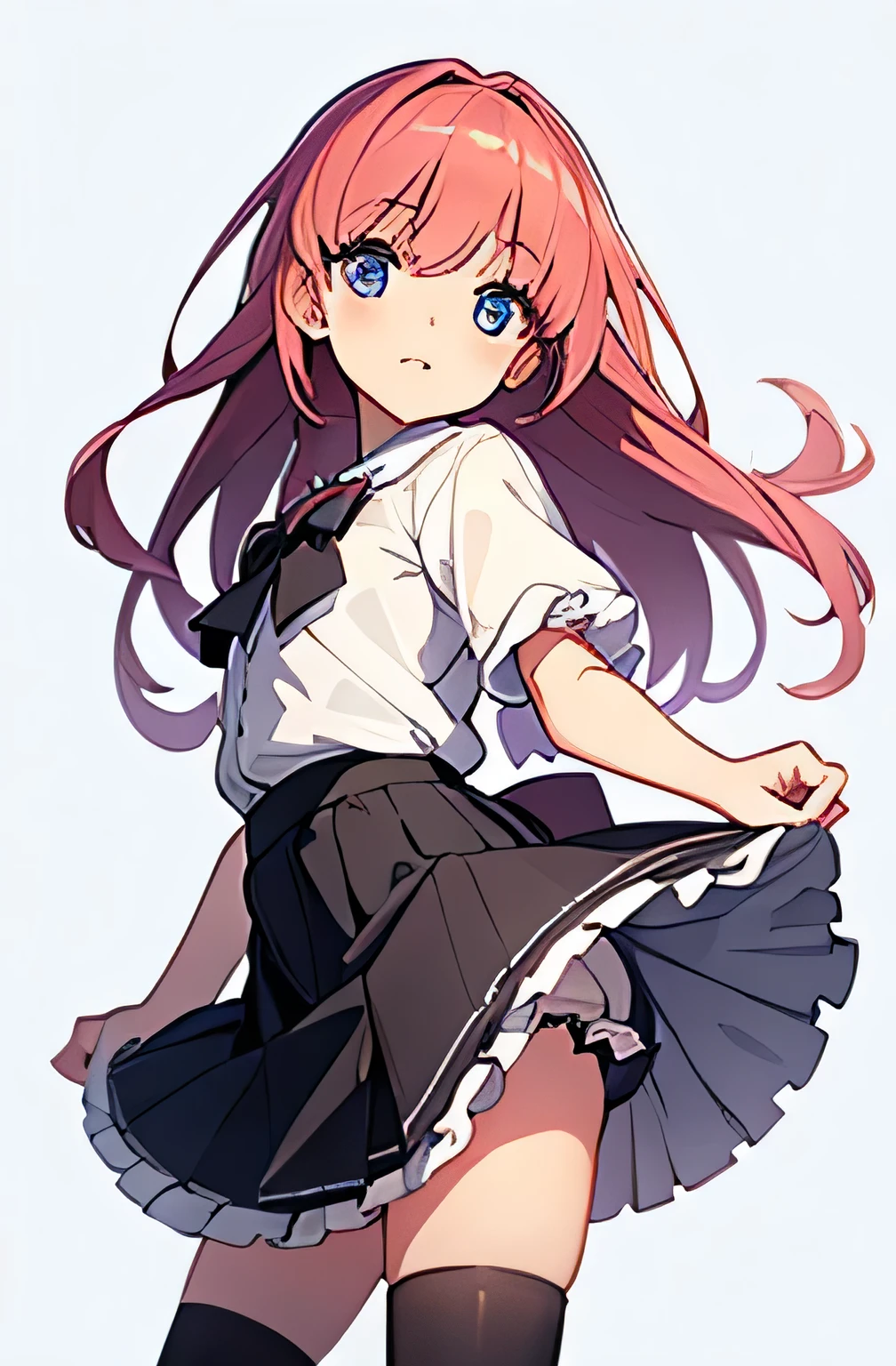 Girl skirt Child frill panty shot