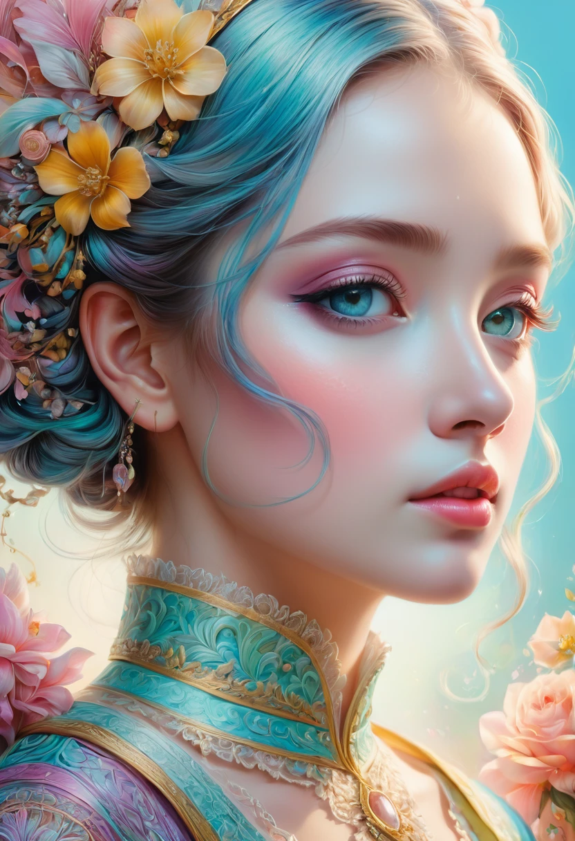 by Pastel Academia, best quality, masterpiece, very aesthetic, perfect composition, intricate details, ultra-detailed