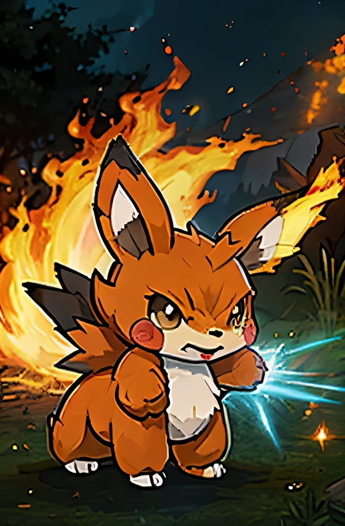 create a fire-type pokemon starter based in argentina