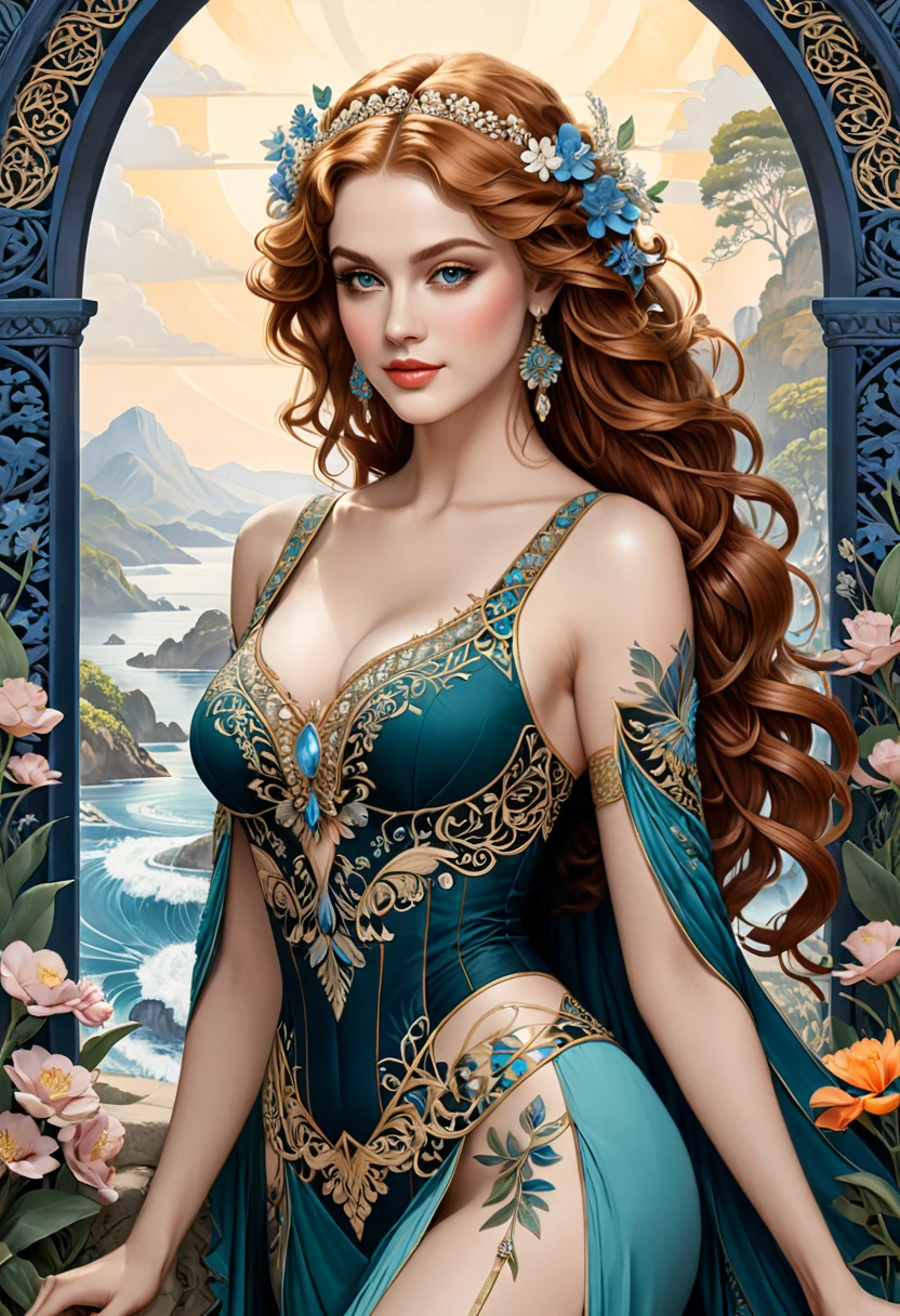(masterpiece, best quality, Professional, perfect composition, very aesthetic, absurdres, ultra-detailed, intricate details:1.3), by Sybil Andrews
