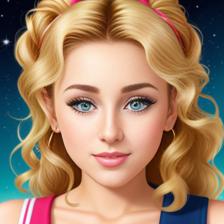 (best quality,4k,8k,high res,masterpiece:1.2),ultra-detailed, photorealistic, full body shot,golden bronde curly hair,Mature and beautiful, realistic portrayal:1.2 Sailor Moon (in the style of the Sims 4), posing as if she’s in a professional photoshoot, tanned, eating Pork Buns & Sushi Beautifully photographed, extreme close-up, dramatic angle, hi-key lighting, 