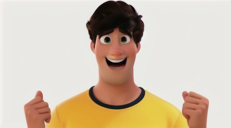 A man disney pixar style, high quality, best quality