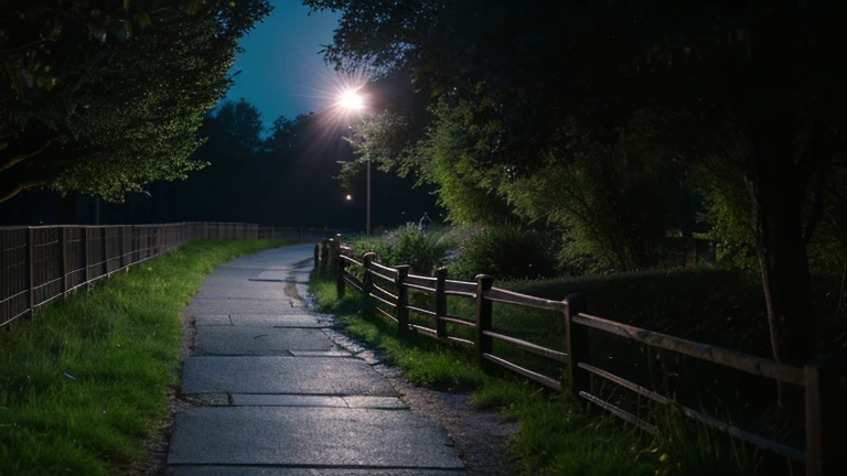 Moonlit path
